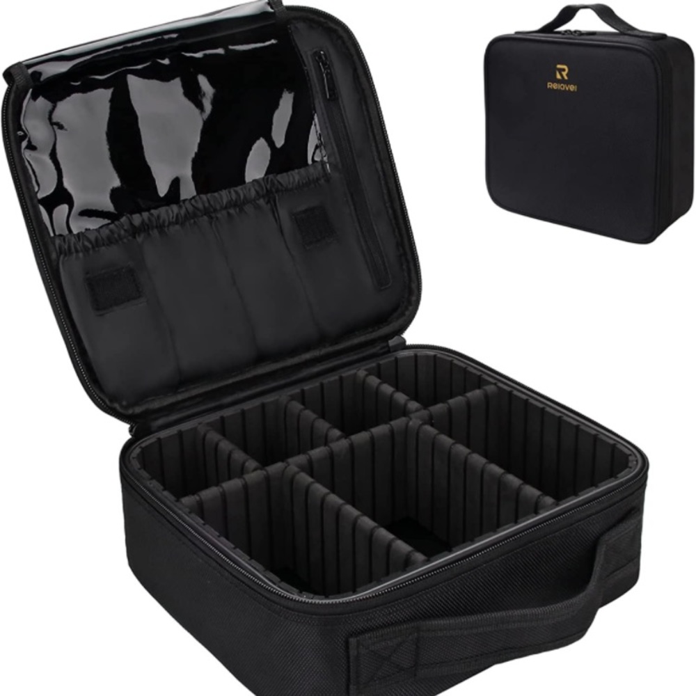 Travel makeup bag